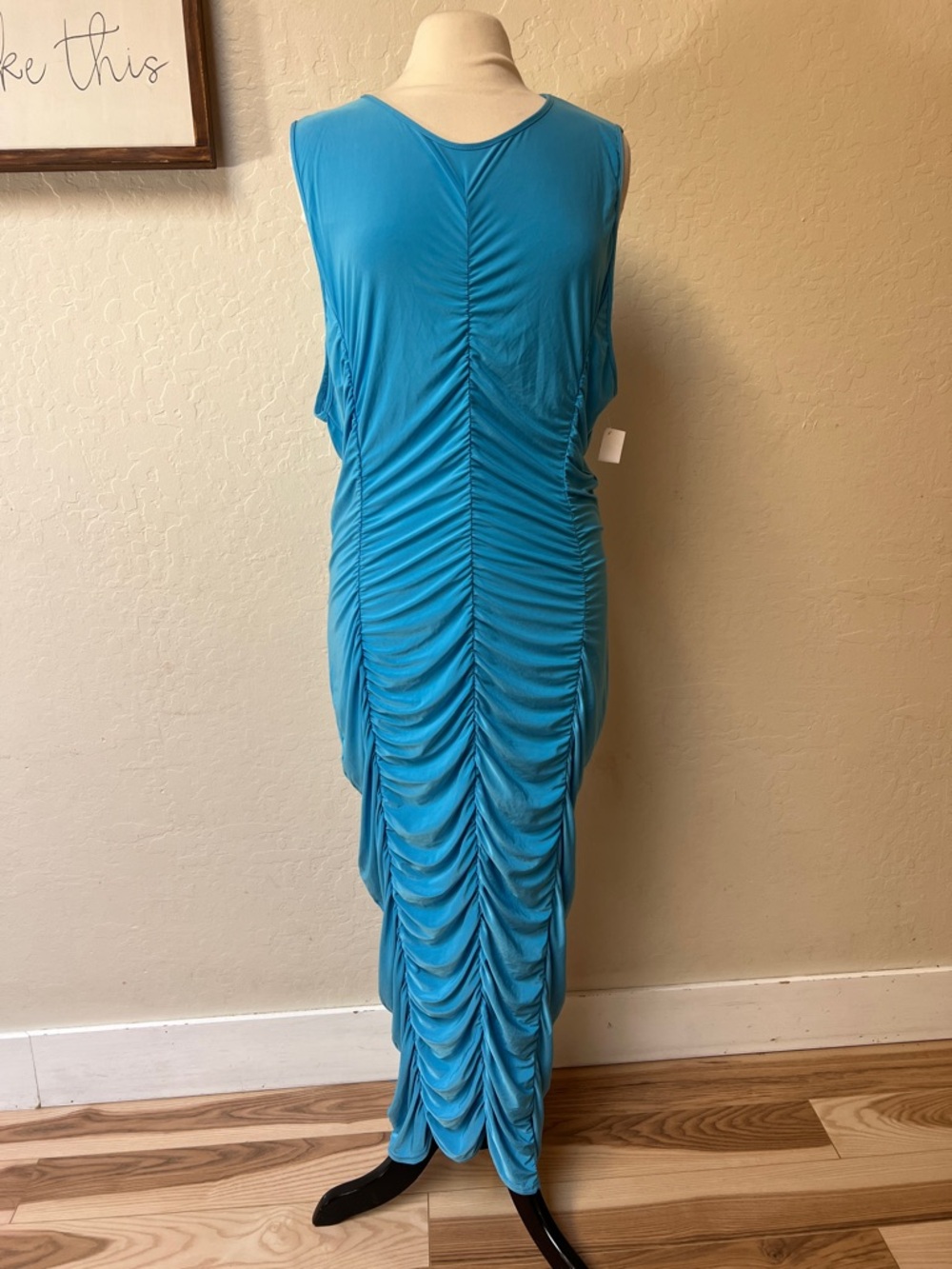PrettyLittleThing bodycon front slinky dress NWT